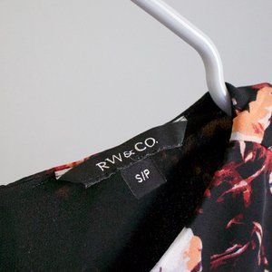 RW&CO. floral blouse